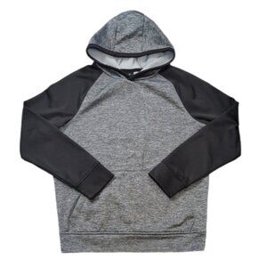 The Children's Place Sport Boys Gray  Black Performance Hoodie Youth XXL 16
